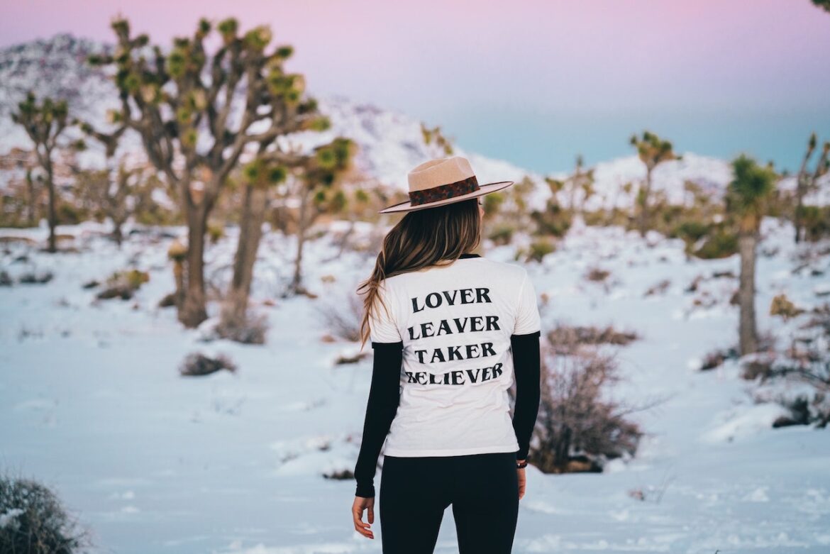 A lover, a leaver, a taker yet a believer, stands with confidence on a snow laced trail where we are left attracting the unattractive.