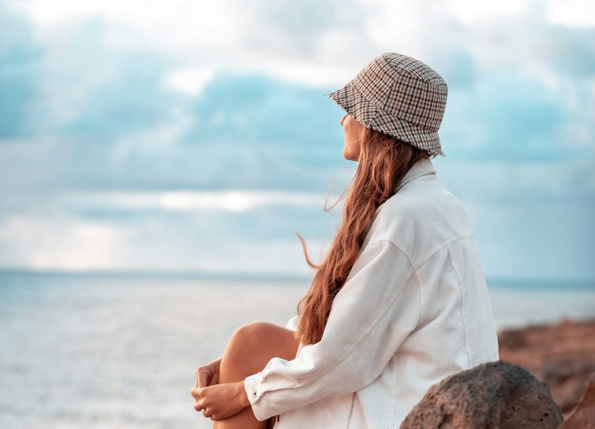 From shoreline woman contemplates a healthy relationship versus the unhealthy one