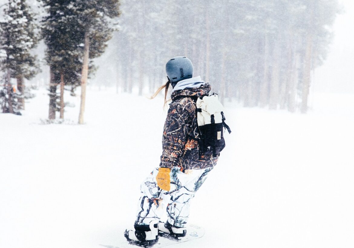 On a beautiful winter day, you a snowboarder will delight in crafting your desired life by living a dream.
